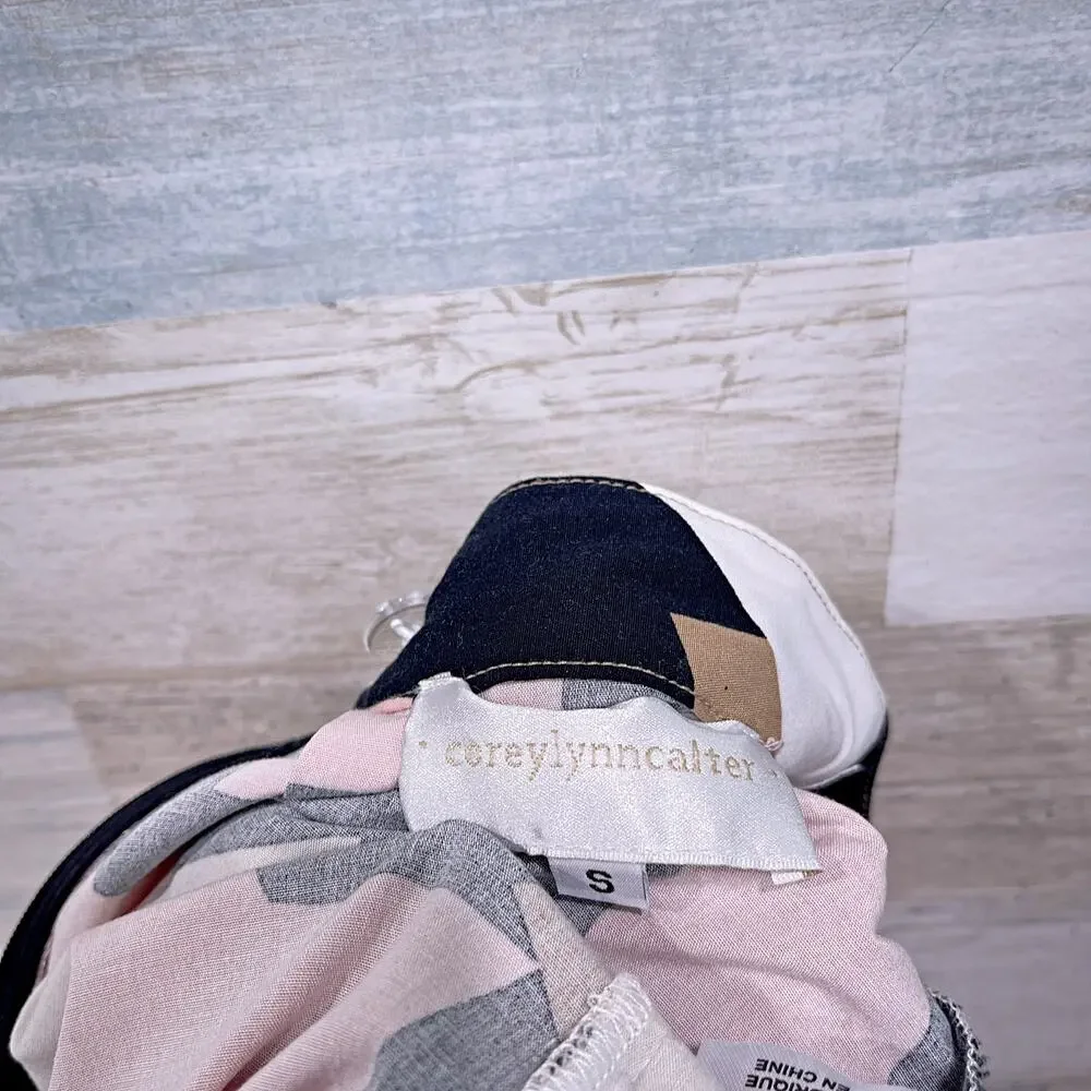 COREY LYNN CALTER Abstract Wide-Leg Pants Stretch Anthropologie Womens Small - Picture 8 of 11